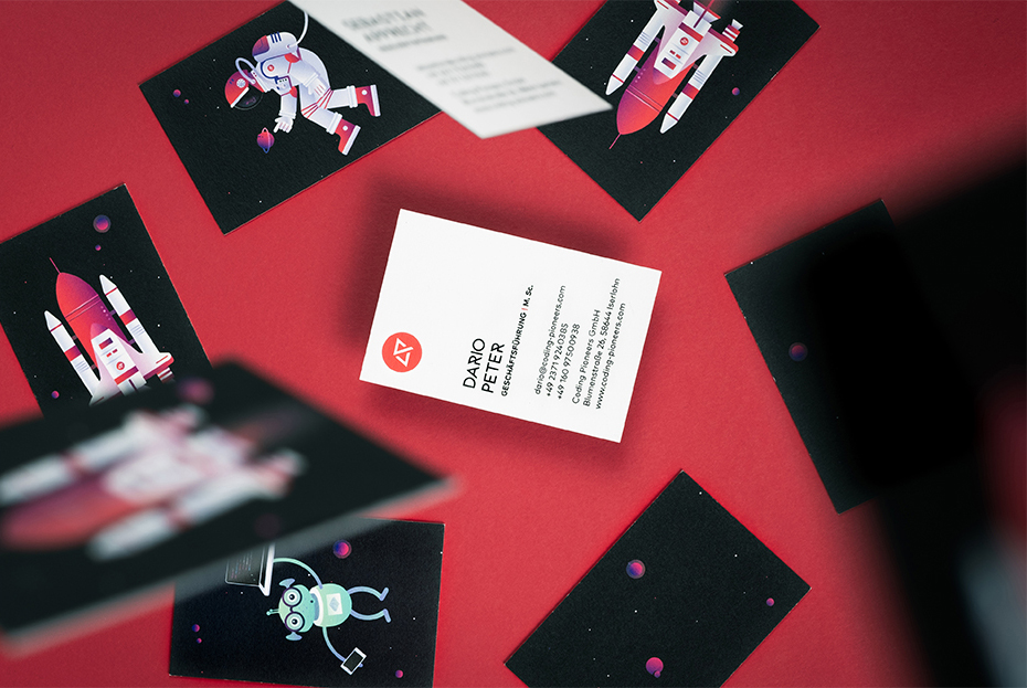 Visitenkarten // Coding Pioneers